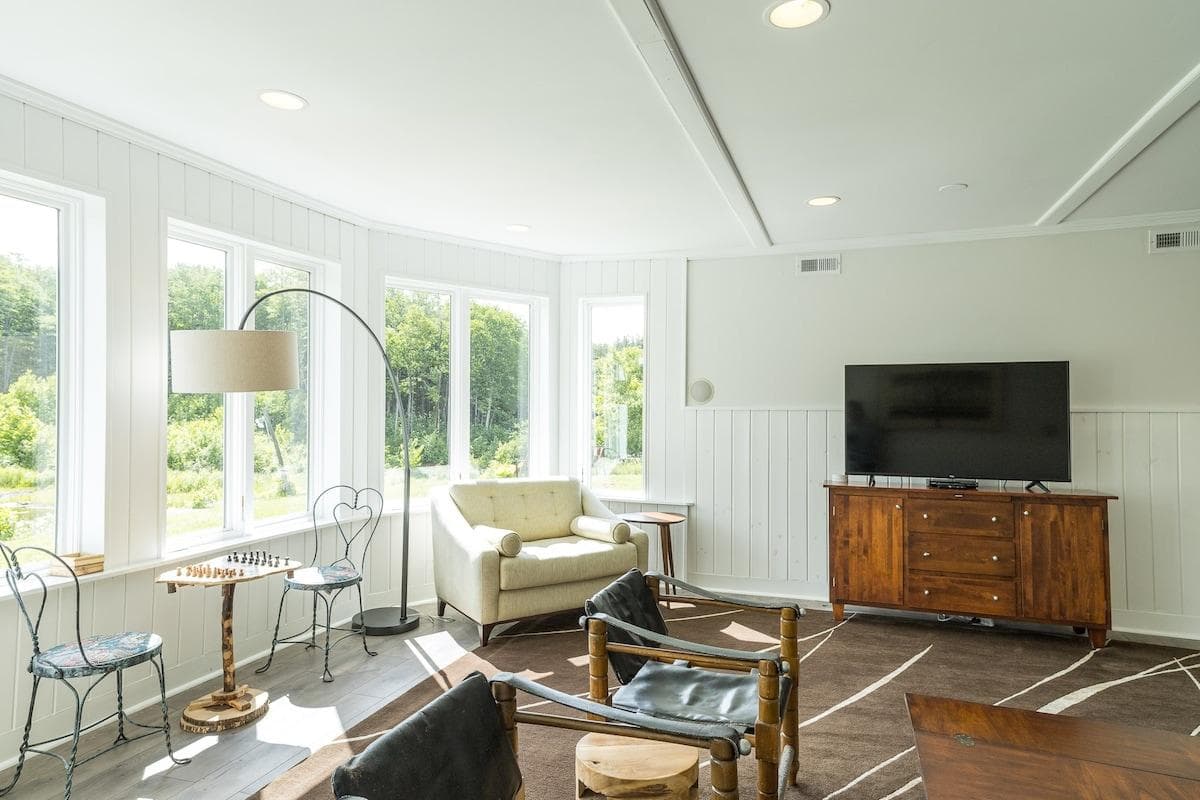Curl up on oversized chairs with a book!